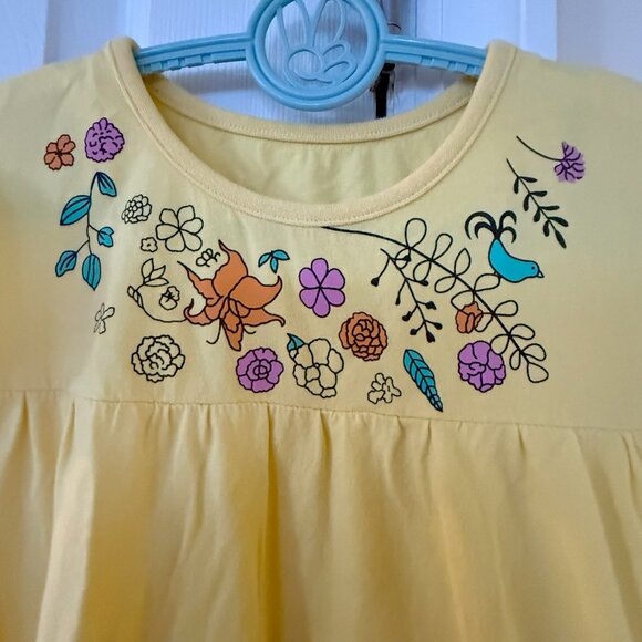 Pre-Loved Little Kids Ruffle Sleeve Cotton Casual Bunny Tunic 8yo - Picture 4 of 8